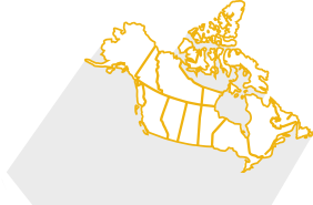 map of Canada icon